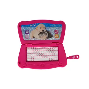 Brinquedos modernos rosa, máquina de aprendizado, brinquedo, educativo, computadores portáteis para menina