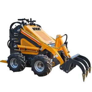 Alat Penggali Parit YF380 Mini Wheel Skid Steer <span class=keywords><strong>Loader</strong></span> untuk Dijual - Product Image 4