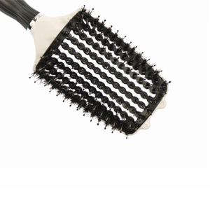 Brosse à <span class=keywords><strong>cheveux</strong></span> <span class=keywords><strong>bouclés</strong></span> naturelle en nylon de marque privée avec poignée d'aération en ABS pour <span class=keywords><strong>cheveux</strong></span> courts et longs pour <span class=keywords><strong>les</strong></span> salons de beauté - Product Image 5