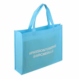 Sac réutilisable barato al por mayor barato reutilizable no tejido ultramarinos bolsas de ropa - Product Image 3