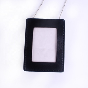 Le collier porte-cartes d'insigne de <span class=keywords><strong>police</strong></span> habille un compartiment portefeuille en cuir unique - Product Image 3