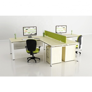 <span class=keywords><strong>2025</strong></span> Nhà Máy Thương Mại Nội Thất Văn Phòng Workstation Tủ Nhân Viên Máy Tính Bàn Tùy Chỉnh Cho 4/6 Người Với Kim Loại Có Thể Điều Chỉnh Chân - Product Image 5
