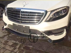 W222 S63 S65 lifting a <span class=keywords><strong>B</strong></span> Design in fibra di carbonio 2014 ~ 2017 parti di rivestimento paraurti anteriore per auto - Product Image 4