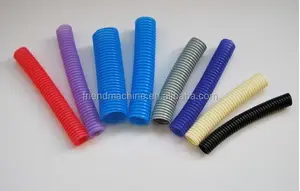 PE, PVC פלסטיק חד קיר גלי צינור ייצור קו