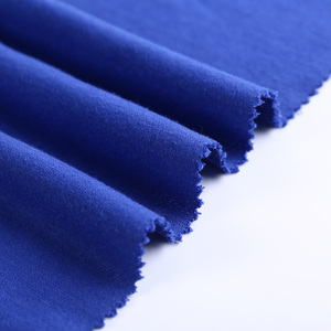 Tissu <span class=keywords><strong>en</strong></span> velours de coton polyester tricoté bleu à prix avantageux, tissu <span class=keywords><strong>en</strong></span> <span class=keywords><strong>éponge</strong></span> biologique - Product Image 3