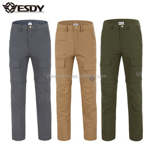 Caza al aire libre Camping <span class=keywords><strong>Pantalones</strong></span> largos/cortos <span class=keywords><strong>Pantalones</strong></span> de combate tácticos extraíbles - Product Image 1