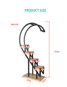 Vendite calde di Alta Qualità In Acciaio <span class=keywords><strong>e</strong></span> Ferro Stabilimento Sorge Set decorazione della Casa 5-Tier In Acciaio Del Fiore Del Metallo Del Banco di mostra - Product Image 6