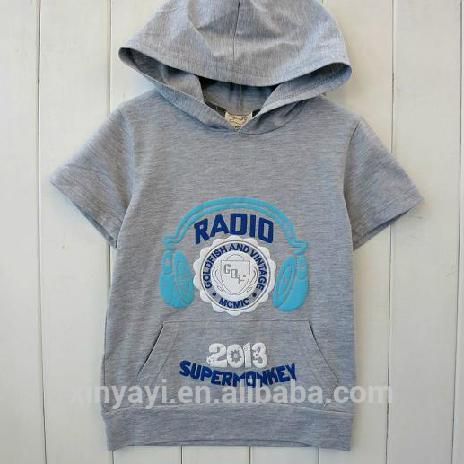 Пуловер дети с коротким рукавом на худи / дети одежда оптовая продажа alibaba сайт
