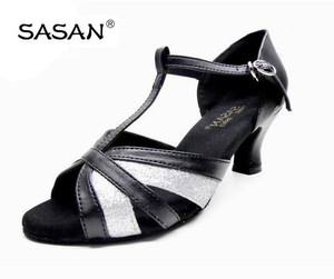 T bar Mujeres Latin Rumba <span class=keywords><strong>Salsa</strong></span> <span class=keywords><strong>Zapatos</strong></span> <span class=keywords><strong>de</strong></span> <span class=keywords><strong>baile</strong></span> 5,5 cm Tacón Pu <span class=keywords><strong>Zapatos</strong></span> <span class=keywords><strong>de</strong></span> <span class=keywords><strong>baile</strong></span> <span class=keywords><strong>de</strong></span> cuero para mujer - Product Image 4