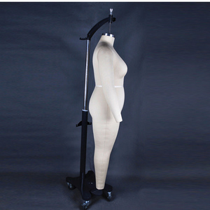 Repliable pour femme, tout le corps réglable, grande taille, accessoire professionnel, épaules nues, <span class=keywords><strong>mannequin</strong></span> pour la <span class=keywords><strong>couture</strong></span> - Product Image 2