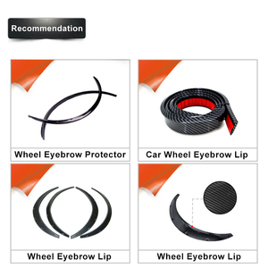 JDM Racing Culture-guardabarros Universal de fibra de carbono para <span class=keywords><strong>coche</strong></span>, <span class=keywords><strong>Protector</strong></span> de arco para cejas, tira de labios, 2 uds. - Product Image 5
