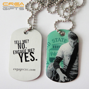 Chất lượng cao thiết kế vàng mạ vài quân vòng cổ tùy chỉnh con chó tag - Product Image 5