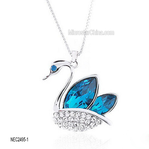 Nec2495 amante Crystal Rhinestone collar colgante de moda para los regalos - Product Image 2