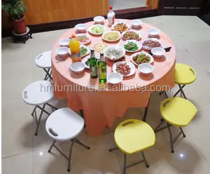 8 Person Used Plastic Banquet Table From China