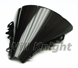Parabrisas de plástico para motocicleta <span class=keywords><strong>Yamaha</strong></span> <span class=keywords><strong>YZF</strong></span> <span class=keywords><strong>R6</strong></span> 2006 2007 ABS, transparente y negro - Product Image 3