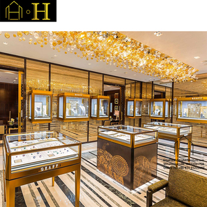Guangzhou Fabrika Özel High End Mağaza Ekran moda mücevherat Kılıfları Takı Mağazası için