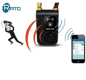 RE-024 sensor de Vibração Elétrica Inteligente Bluetooth Anti-roubo do Assaltante Alarme Cadeia Bloqueio