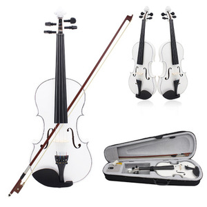Nouvelle conception Violon noir et blanc Prix de gros Violon de bonne qualité 4/4 - Product Image 4