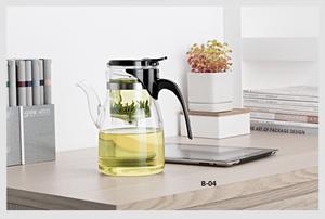 <span class=keywords><strong>Vetro</strong></span> ad alto <span class=keywords><strong>borosilicato</strong></span> resistente al calore 900ml di <span class=keywords><strong>vetro</strong></span> per tè <span class=keywords><strong>in</strong></span> plastica con manico <span class=keywords><strong>in</strong></span> plastica <span class=keywords><strong>teiera</strong></span> con infusore per tè - Product Image 3