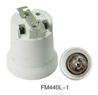 Douille de lampe en céramique CE RoHS E27 4,5 pouces, douille de lampe en porcelaine E27 4,5 pouces pour le Brésil et l'Argentine