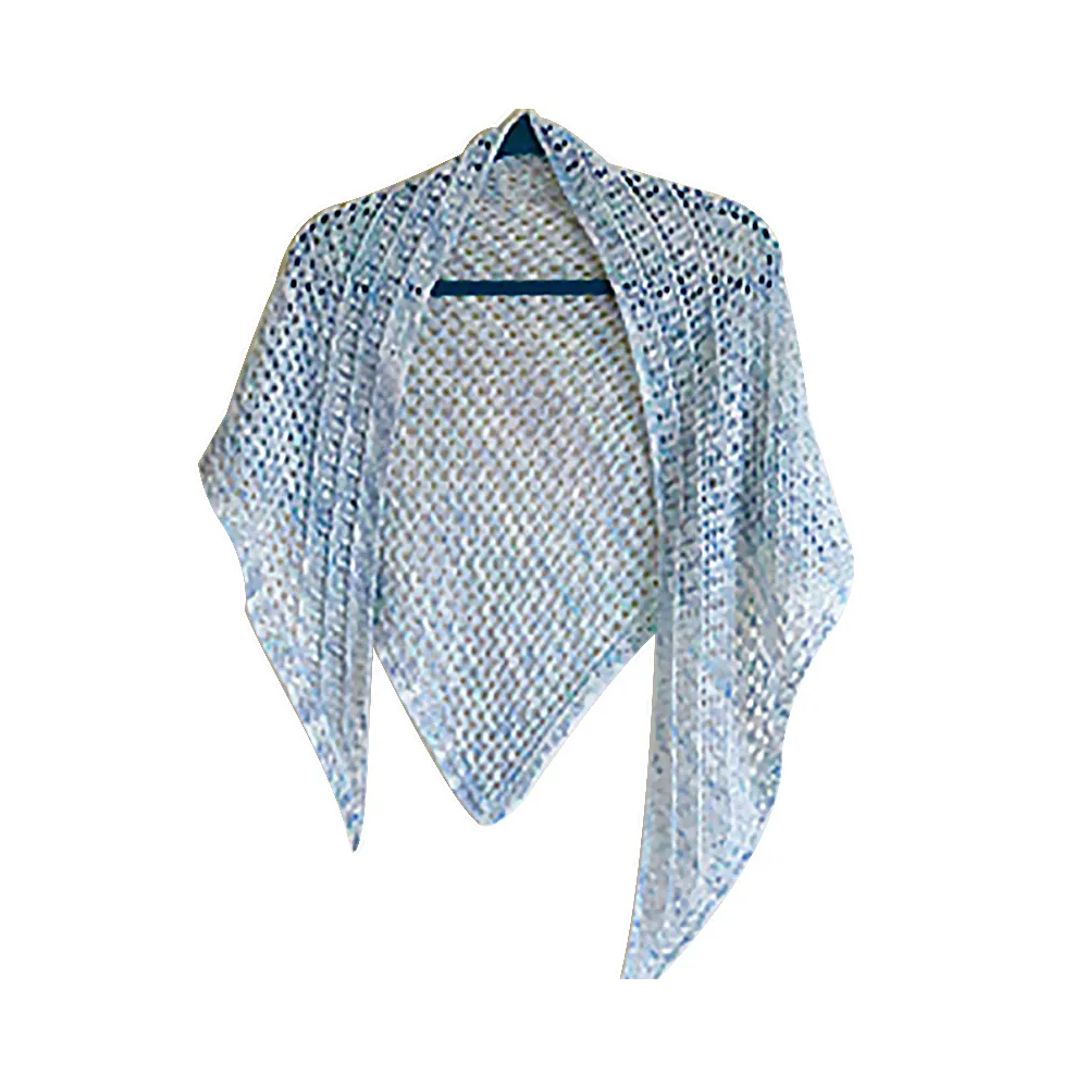 Wholesales fashion Openwork crocheted shawl triangle warm cashmere scarf