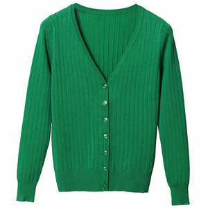 Venta caliente elegante Primavera Verano fino costilla abrigo de punto en stock de un solo pecho suave color liso mujeres suéter cárdigan <span class=keywords><strong>al</strong></span> <span class=keywords><strong>por</strong></span> <span class=keywords><strong>mayor</strong></span> - Product Image 2