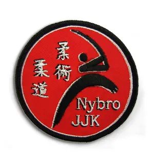 Iron On Style Taekwondo Club Clothing Patches Manufacturer Custom Made Embroidery Patch For Taekwondo Sport Jacket