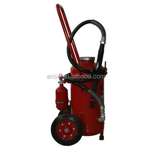 Extincteur à poudre ABC sur chariot 30kg 50kg 70kg 100kg, en acier inoxydable SUS304, pour lutte contre l'incendie, -20~+60°C - Product Image 6