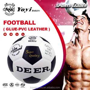 Ballon de football avec colle en PVC stratifié, 532V, prix d'usine