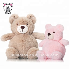 Oso <span class=keywords><strong>de</strong></span> Peluche Gordito y Regordete, Color Rosa, MOQ Bajo, Logotipo Personalizado, Lindo y Suave Juguete <span class=keywords><strong>de</strong></span> Peluche para Niños, Color Rosa - Product Image 4