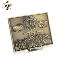 Moulage sous pression bronze antique 3D personnalisé Pakistan métal plaques 3D