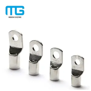 Connecting SC Type Electrical Tined Copper Cable Connecting Ring Terminals Lug With Different Hole Sizes