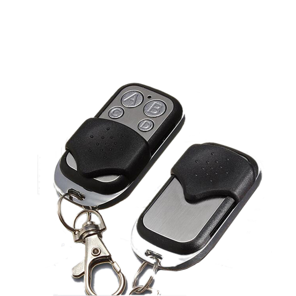 433MHz Universal Wireless Remote Control 4-Button Cloning Remote for Electric Gate Garage Door Automatic Function Plastic