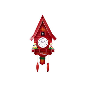 Reloj de Pared Blanco Cuco de 24 Horas con Péndulo Oscilante (TS20) - Product Image 6