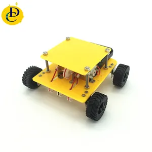 Self assembly learning DIY kit make robot car project for children education robot kit