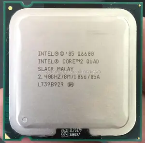 Çekirdek 2 Quad-Q6600 CPU masaüstü kullanılmış bilgisayar İşlemci İşlemcisi Intel