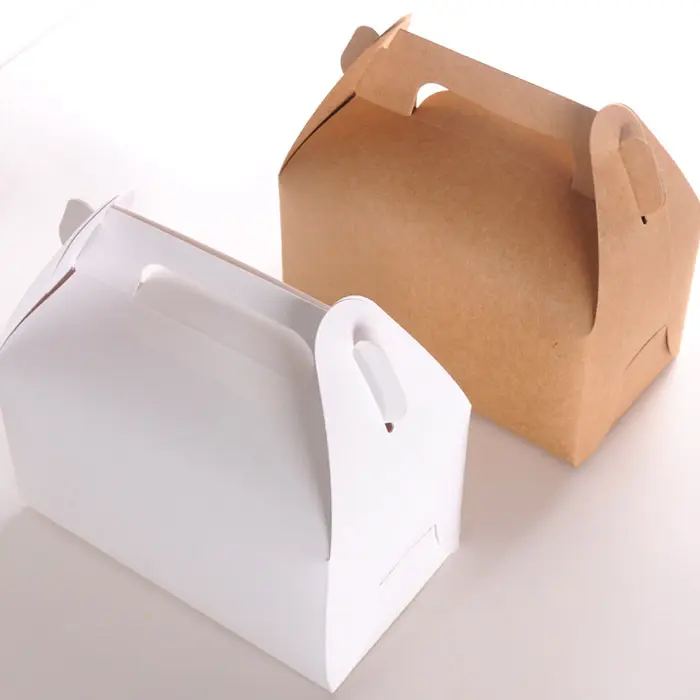 OEM Custom Handle Cake Box/Hot Food紙Container