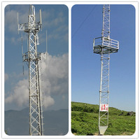 Tour de télécommunication télescopique en aluminium, tour de communication, poteau pour accessoires de télécommunication