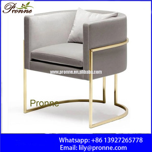 Sedia per <span class=keywords><strong>Clienti</strong></span> Salone di Bellezza Gambe Dorate/Sedia da <span class=keywords><strong>Ufficio</strong></span> Classica FP-C015 - Product Image 5