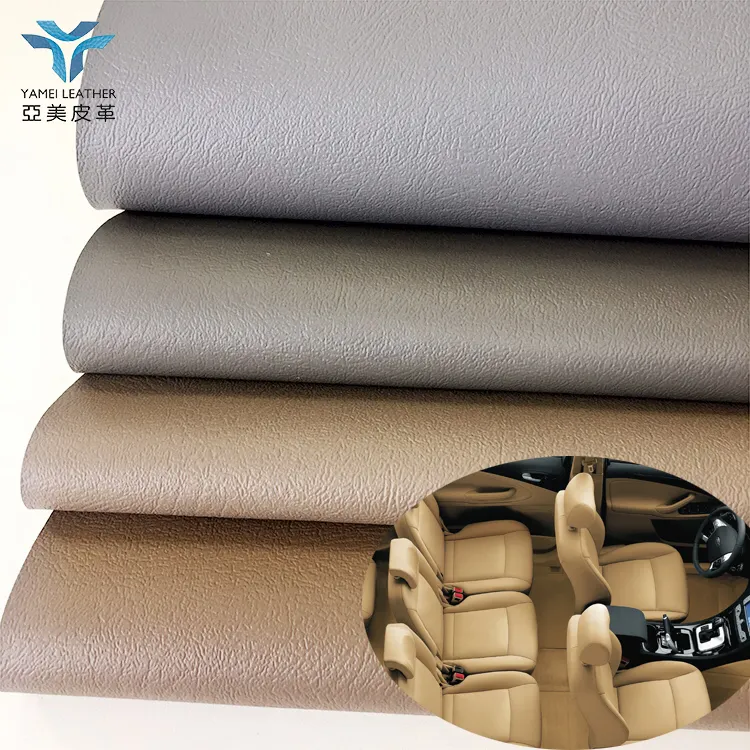 PVC Faux Leather Fabric for Automotive, Marine, Shoes, Furniture Upholstery, Notebook, Fitness