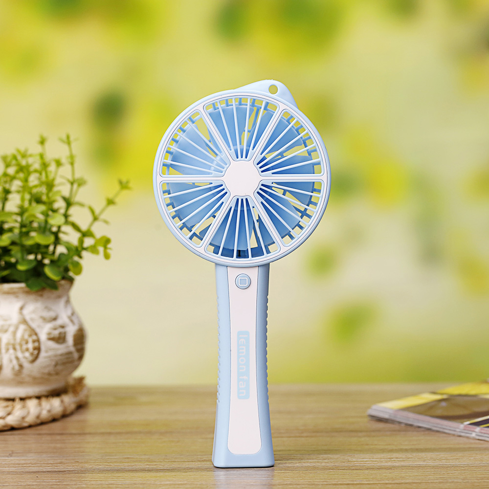Windy Регулируемая аккумуляторная батарея, электрический портативный внешний аккумулятор, USB карманный лимонный мини портативный вентилятор для зарядки телефона