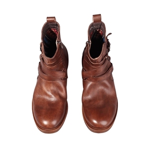 Stivali da Uomo in Pelle Nera con Cerniera Vintage a Prezzo Conveniente, Scarpe Casual in Pelle, Stivali da Lavoro alla Caviglia Durevoli e Comodi - Product Image 4