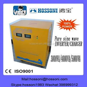 HOSSONI, Konverter DC Ke AC, Gelombang Sinus Murni, HBC 3000VA 24V, Bagian INVERTER