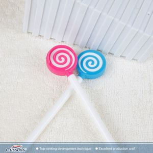 Nettoyeur de langue pour enfants en silicone sans BPA, design sucette mignon, poignées faciles à saisir, capuchons souriants, aide à rafraîchir l'haleine - Product Image 4