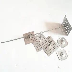 Fixations et goujons <span class=keywords><strong>de</strong></span> <span class=keywords><strong>fixation</strong></span> pour isolation <span class=keywords><strong>de</strong></span> base perforée <span class=keywords><strong>de</strong></span> haute qualité, utilisés pour l'installation <span class=keywords><strong>de</strong></span> laine <span class=keywords><strong>de</strong></span> verre et <span class=keywords><strong>de</strong></span> laine <span class=keywords><strong>de</strong></span> roche - Product Image 1