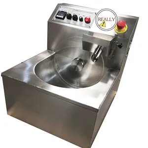 Oem Automatische Chocolade Enrobing Temperen Machine, 15Kg/Tijd Kleine Chocolade Enrobing Machine