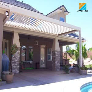 Motorizado <span class=keywords><strong>pergola</strong></span> Sol de aluminio lamas techo que abrir y cerrar - Product Image 1