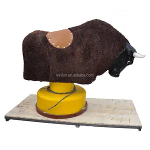 Mecedora eléctrica de toro mecedora para niños, alta calidad, simulador de toro de Rodeo, a la venta