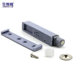 China Supplier Black Colour Mini Spring Loaded Magnetic Touch Door Latch