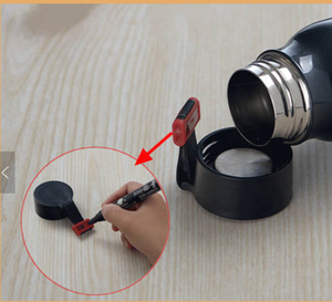 Hot Sports bottiglia d'acqua shaker in acciaio inossidabile tazza sottovuoto portatile a doppia parete isolata 350ml <span class=keywords><strong>con</strong></span> biglietto da visita per studenti - Product Image 4